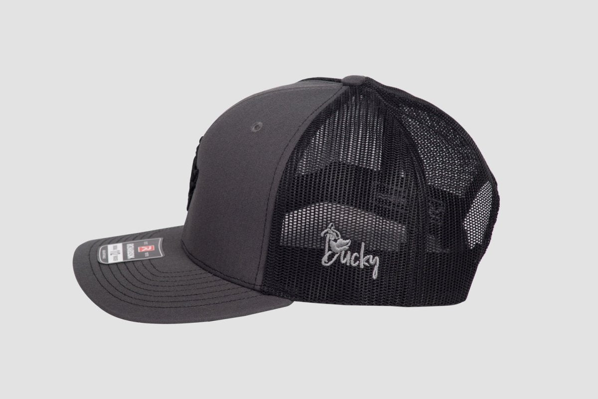 D Charcoal Black Trucker - Ducky