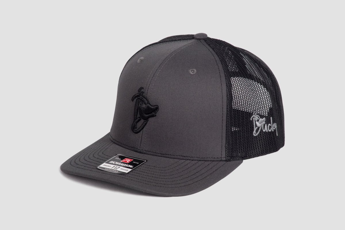 D Charcoal Black Trucker - Ducky