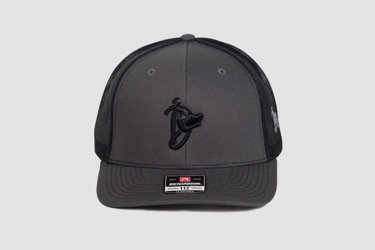 D Charcoal Black Trucker - Ducky